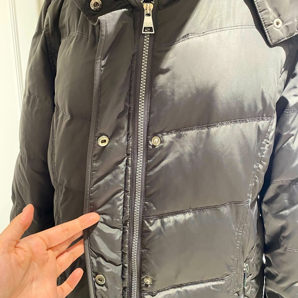 Karl Lagerfield Down Coat with Faux Fur - Picture 7 of 9